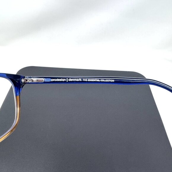 Prodesign Denmark Eyeglasses 1791 c.9045 LJ Blue/Brown Frame Japan 57[]18 145 - Picture 5 of 11